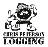 Chris Peterson Logging Logo